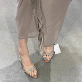 LBSFY  -  Gladiator Style Women Vacation Sandals Fashion PVC Transparent Summer Casual Party Female High Heel Sandals